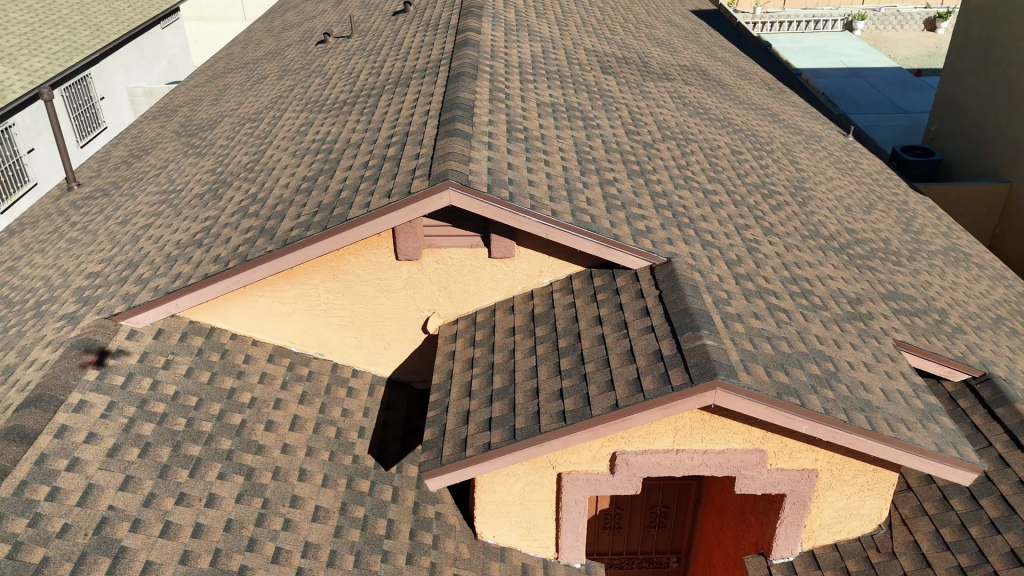 Shingle roofing installation in Tucson during fall ensures better adhesion, long-lasting durability, and improved energy efficiency, making it the ideal season for roofing projects.